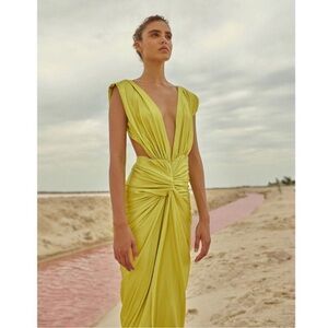 Baobab Collection Yellow Midi Dress